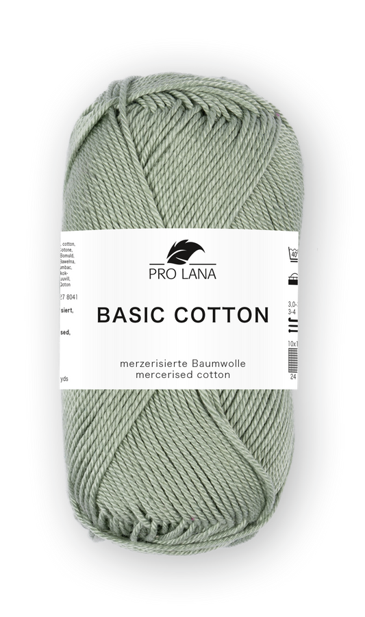 Pro Lana Basic Cotton reseda/hellolive 62