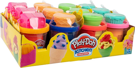 Play-Doh Mini Knetküchensets zweifarbige Knete, Förmchen, ab 3 Jahren