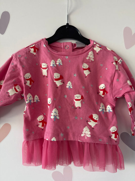 Longshirt Winter Gr. 62/68