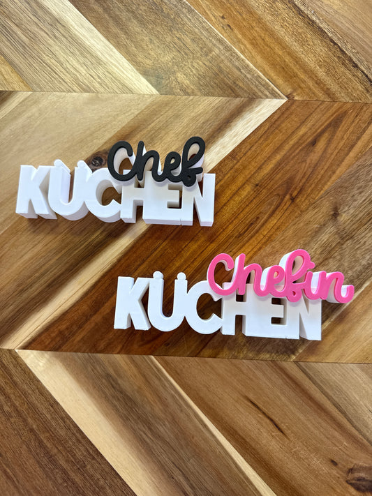 3D-Aufsteller Küchenchef/in