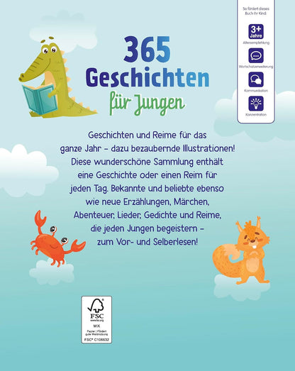 365 Geschichten für Jungen
