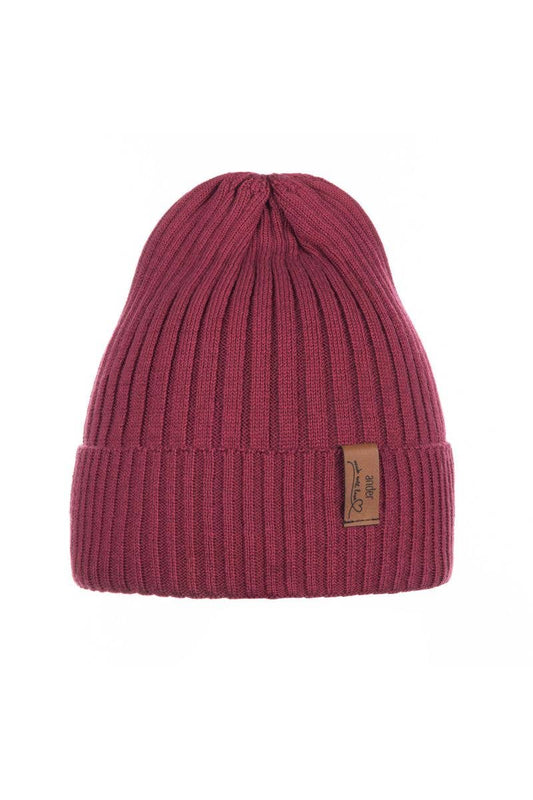 Mütze für Mädchen NICOLE 100% Baumwolle Bordo / 50 cm (2-3 Jahre)