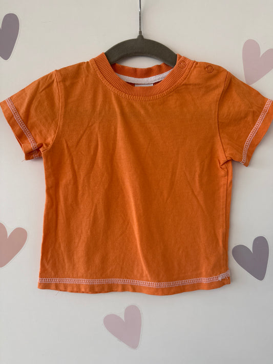 T-Shirt Smile orange Gr. 68