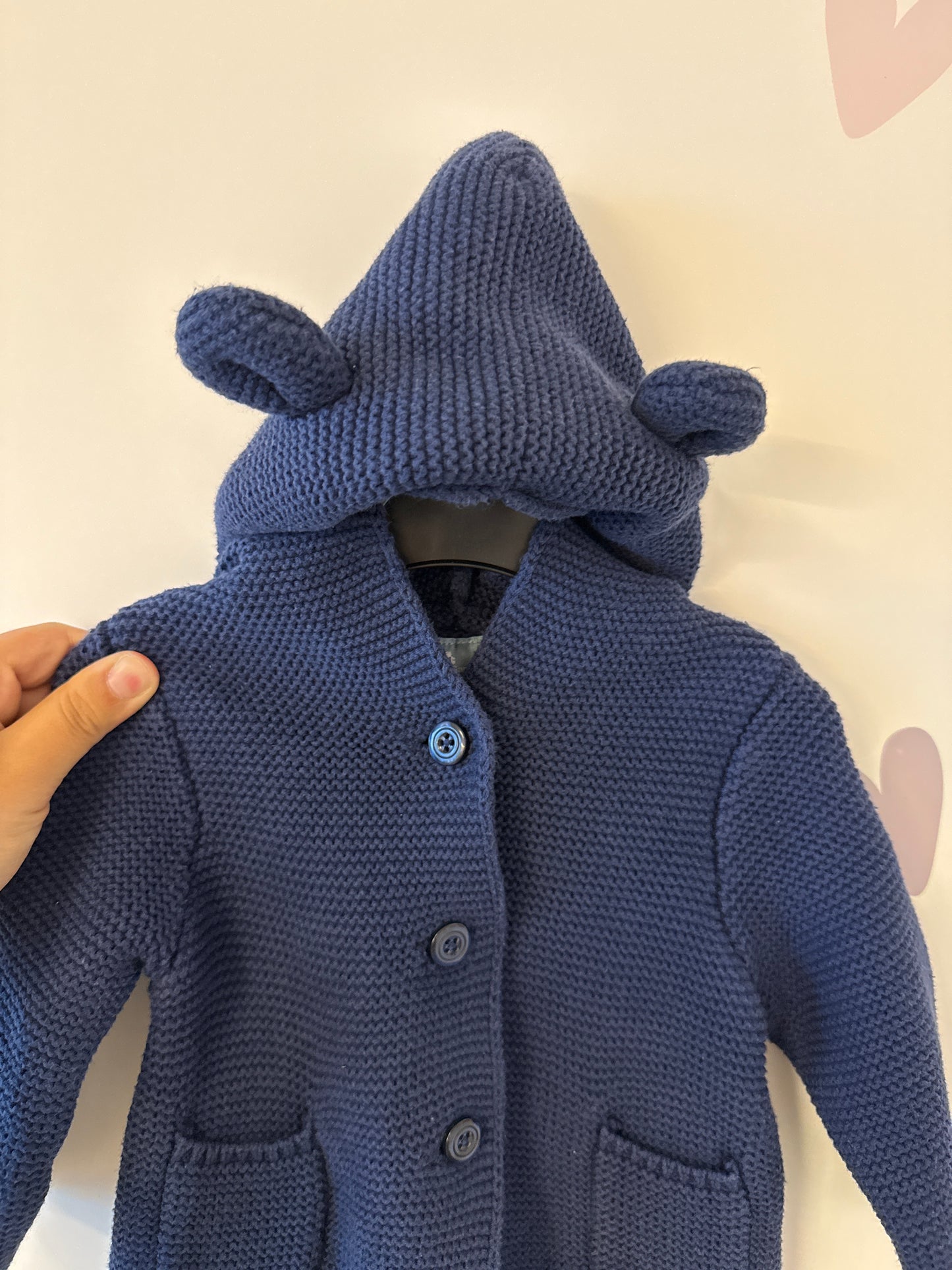 Jacke GAP mit Bärliohren Gr. 62/68