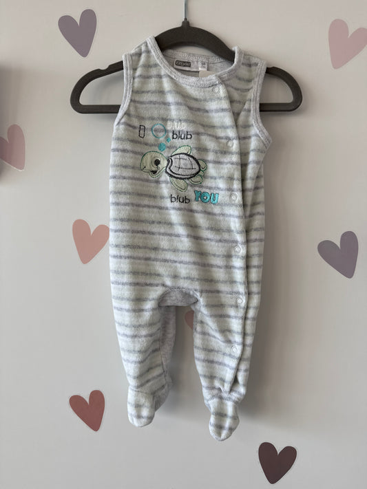 Strampler Schildkröte Gr. 56