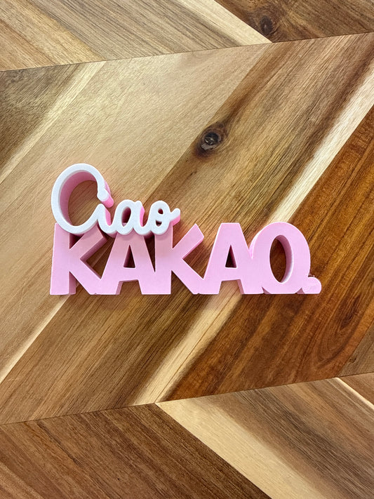 3D-Aufsteller Ciao Kakao