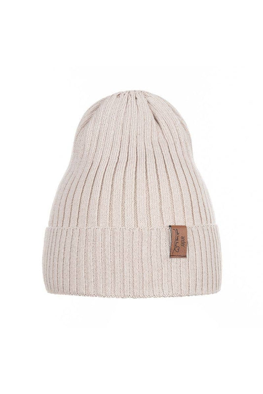 Mütze für Mädchen NICOLE 100% Baumwolle Beige / 50 cm (2-3 Jahre)