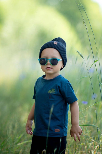 Mütze 100% Baumwolle Schwarz / 2-3 yo