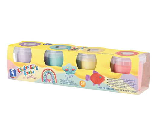 Kinder Soft Knete Rainbow 4x150g