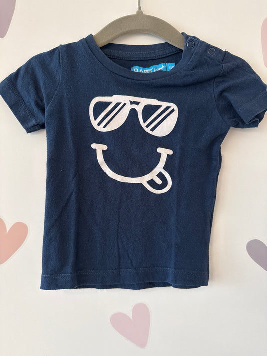 T-Shirt Smiley Gr. 68