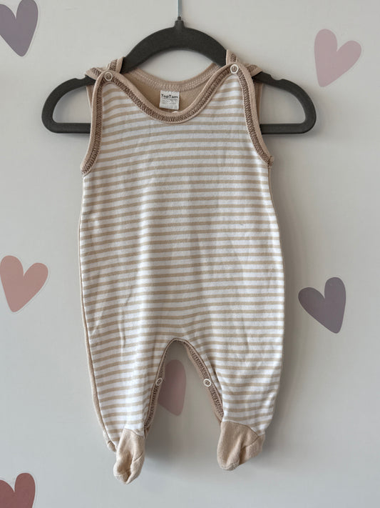 Strampler gestreift Gr. 56