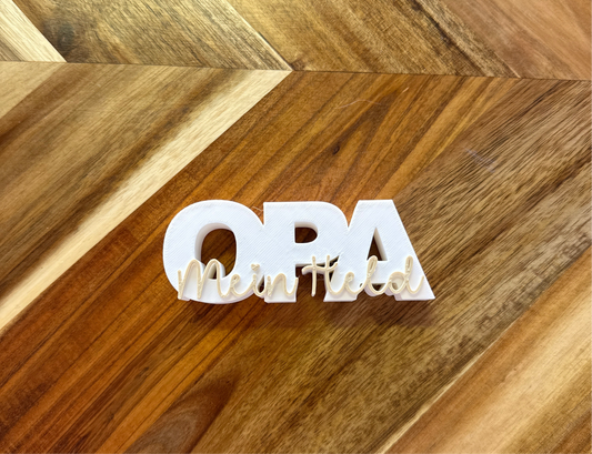 3D-Aufsteller Opa mein Held