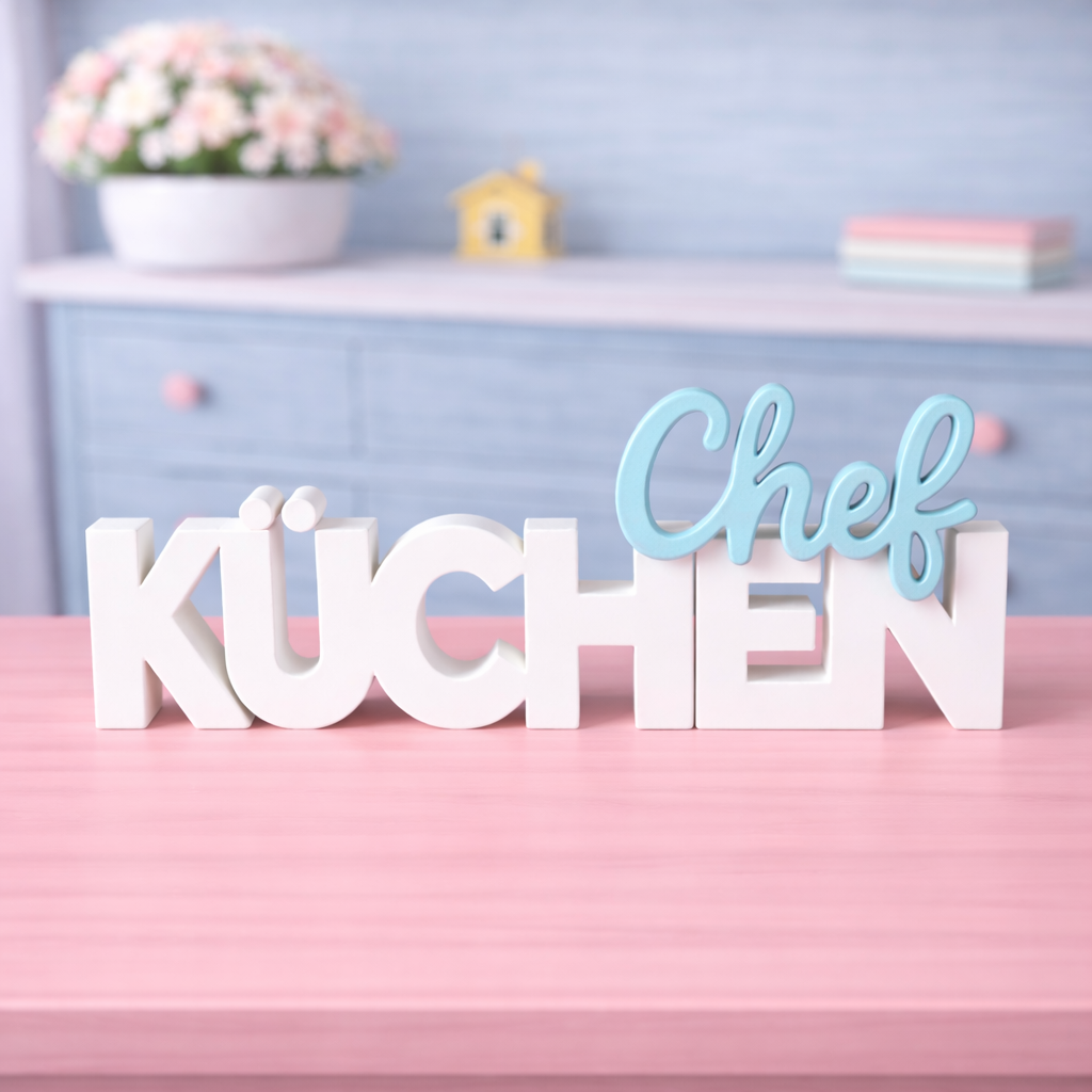3D-Aufsteller Küchenchef/in