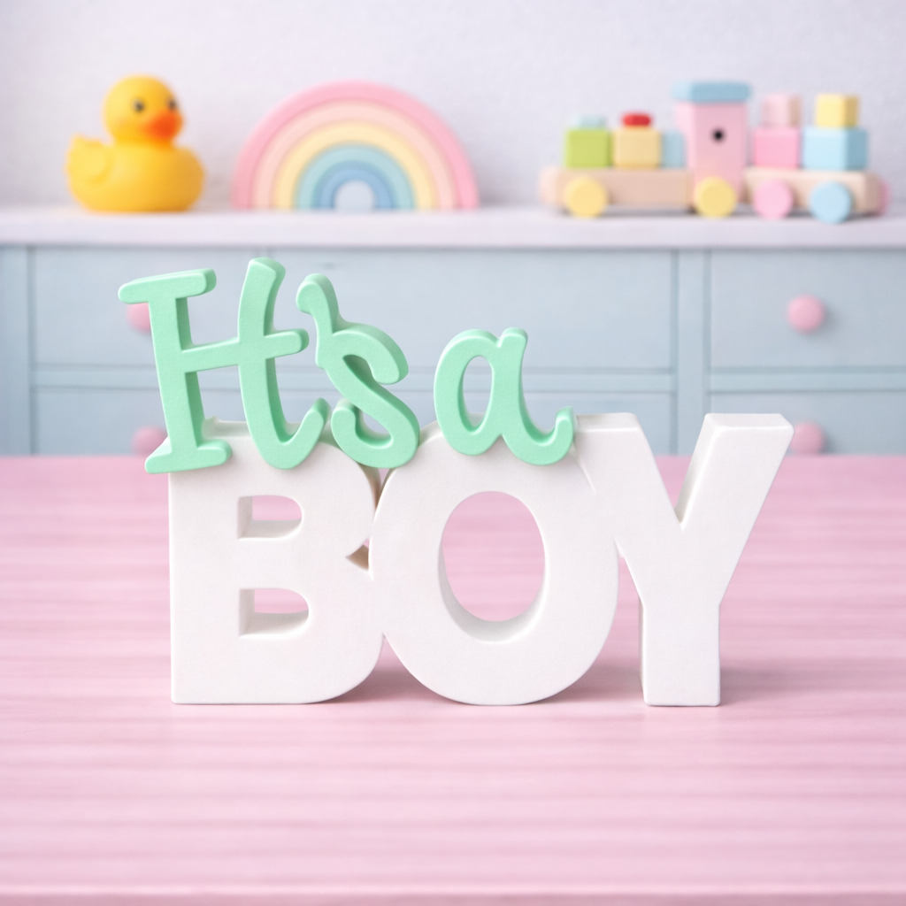 3D-Aufsteller it`s a Boy
