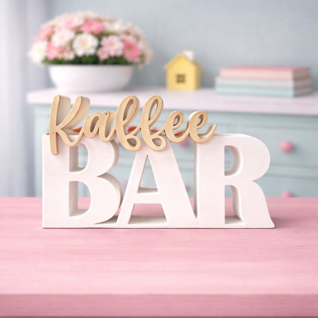 3D-Aufsteller Kaffeebar
