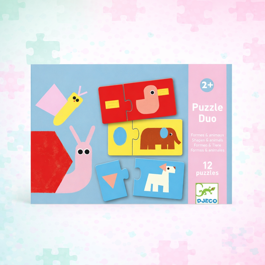 Puzzle Duo Formen & Tier