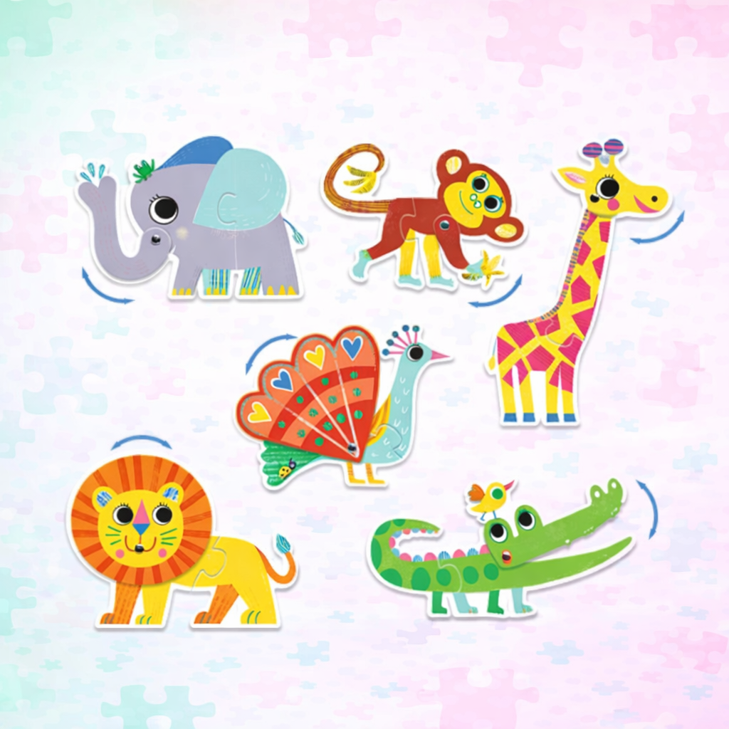 Puzzle Duo Wildtiere