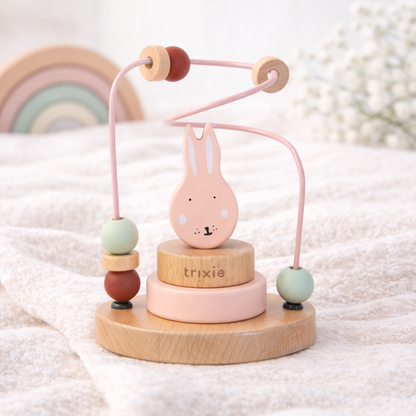 Holz Motorikschleife Hase