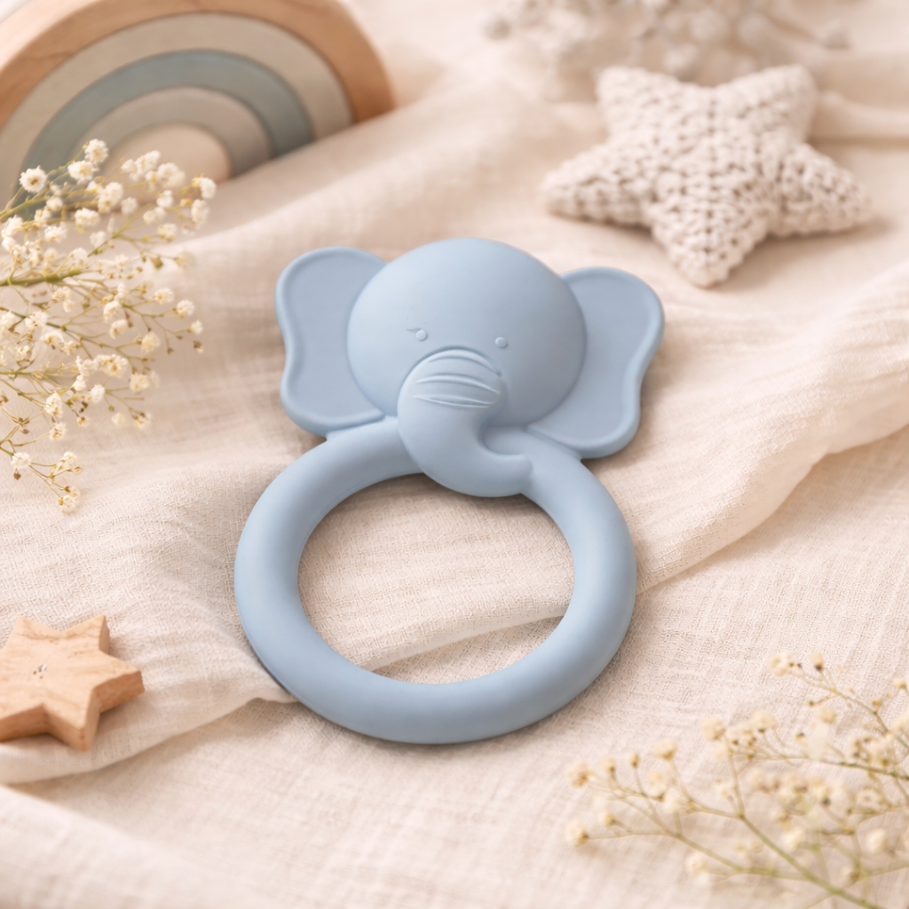 MUSHIE Beissring Elefant blue
