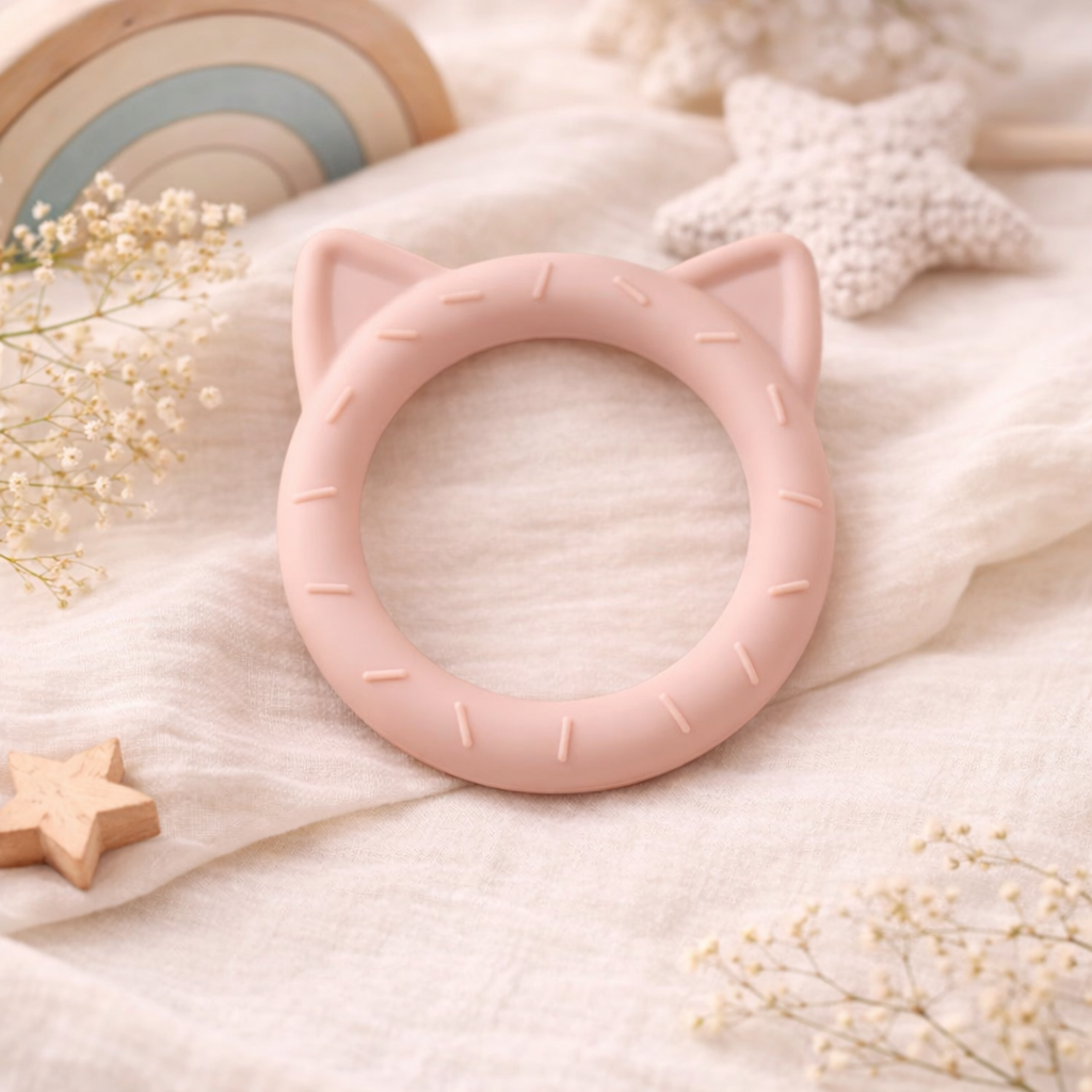 MUSHIE Beissring Katze Blush