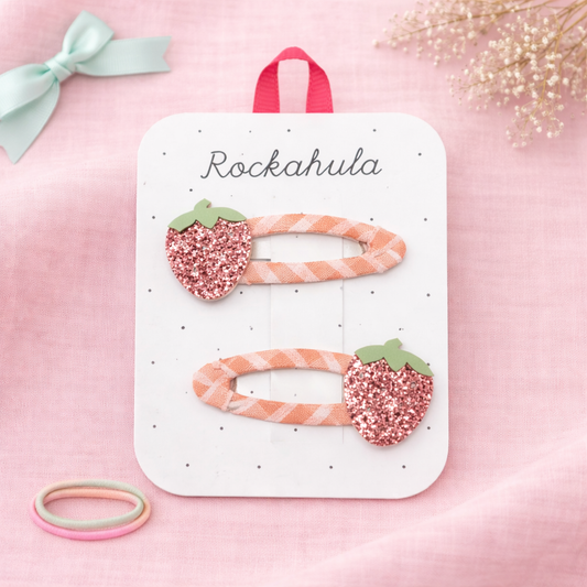 Rockahula Haarspangen /  Sweet Strawberry Clips