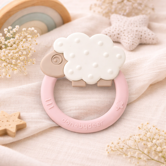 Beißring - Sheepy - Rosa