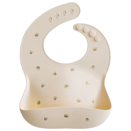 MUSHIE Silikon Lätzchen Crown