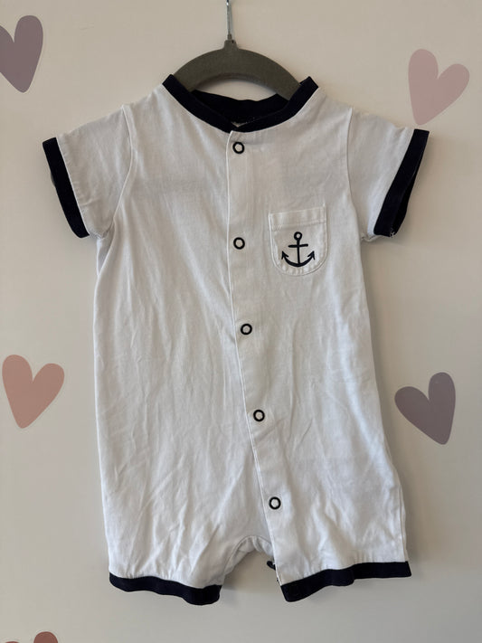 Pyjama weiss Anker Gr. 62