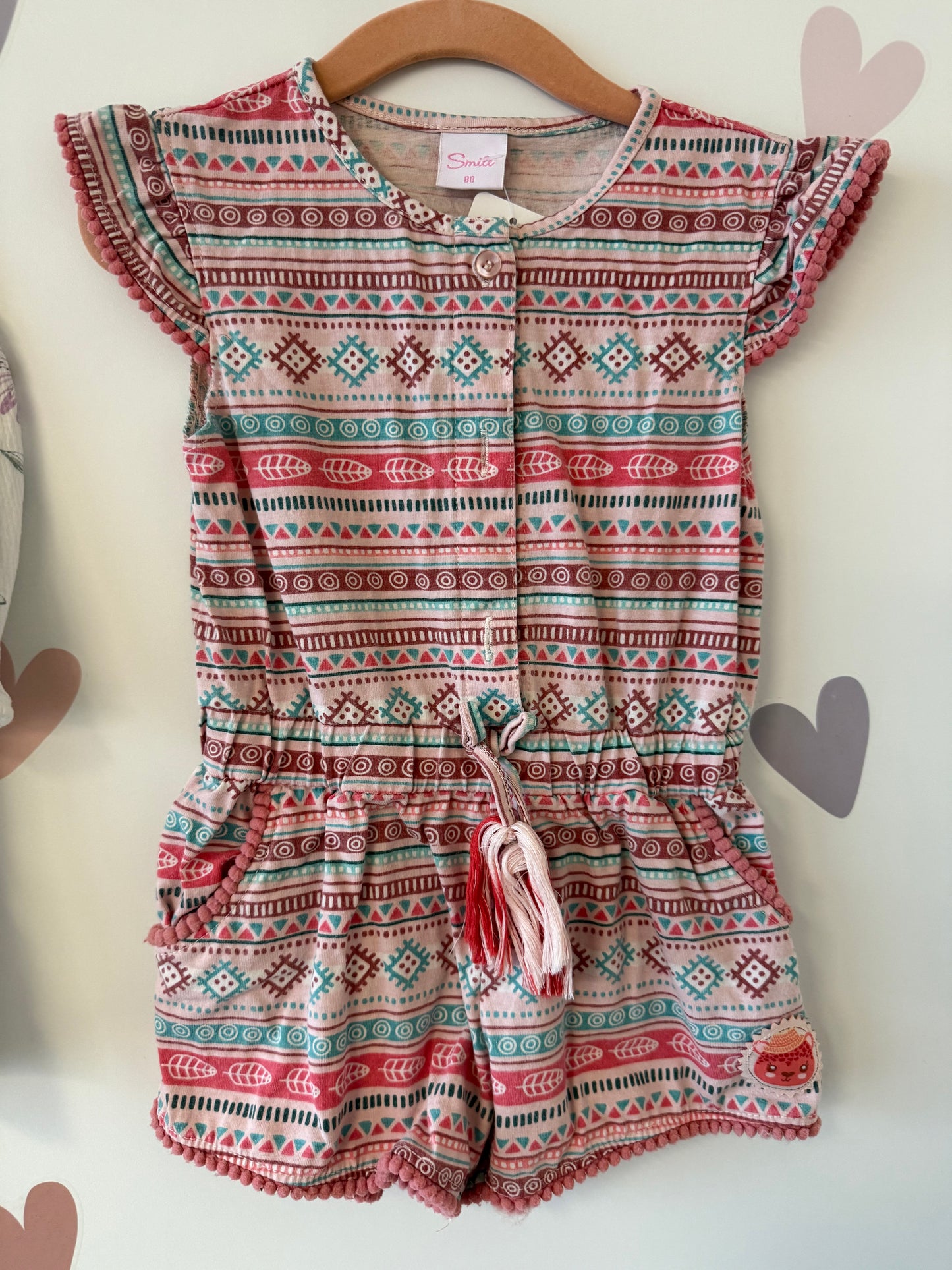 Jumpsuit kurz Gr. 80