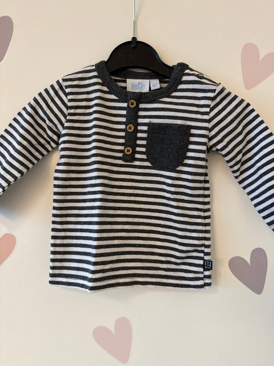 Longshirt gestreift Gr. 62