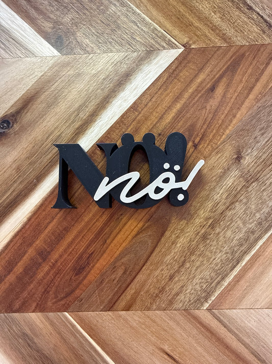 3D-Aufsteller Nö!