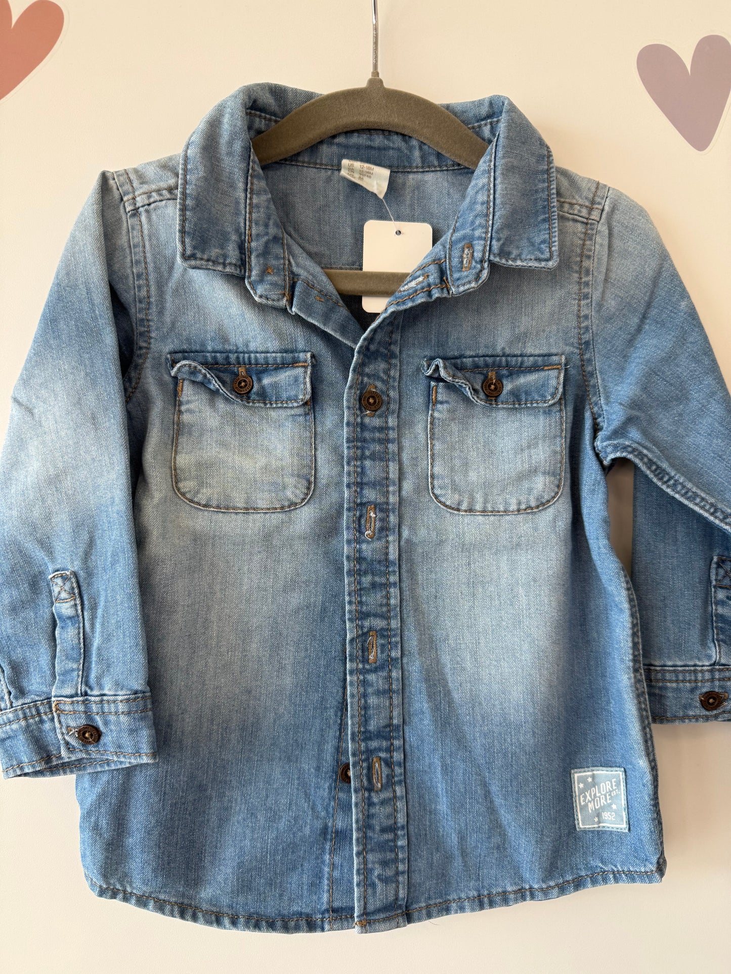 Jeanshemd Gr. 86