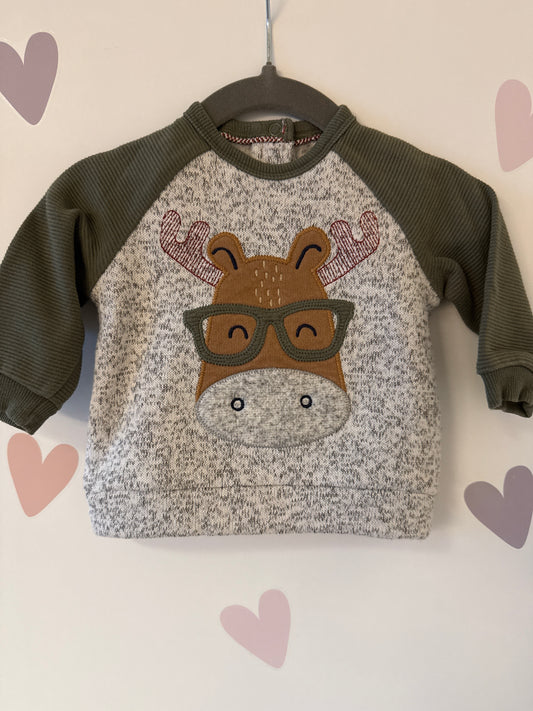 Pullover Elch Gr. 62