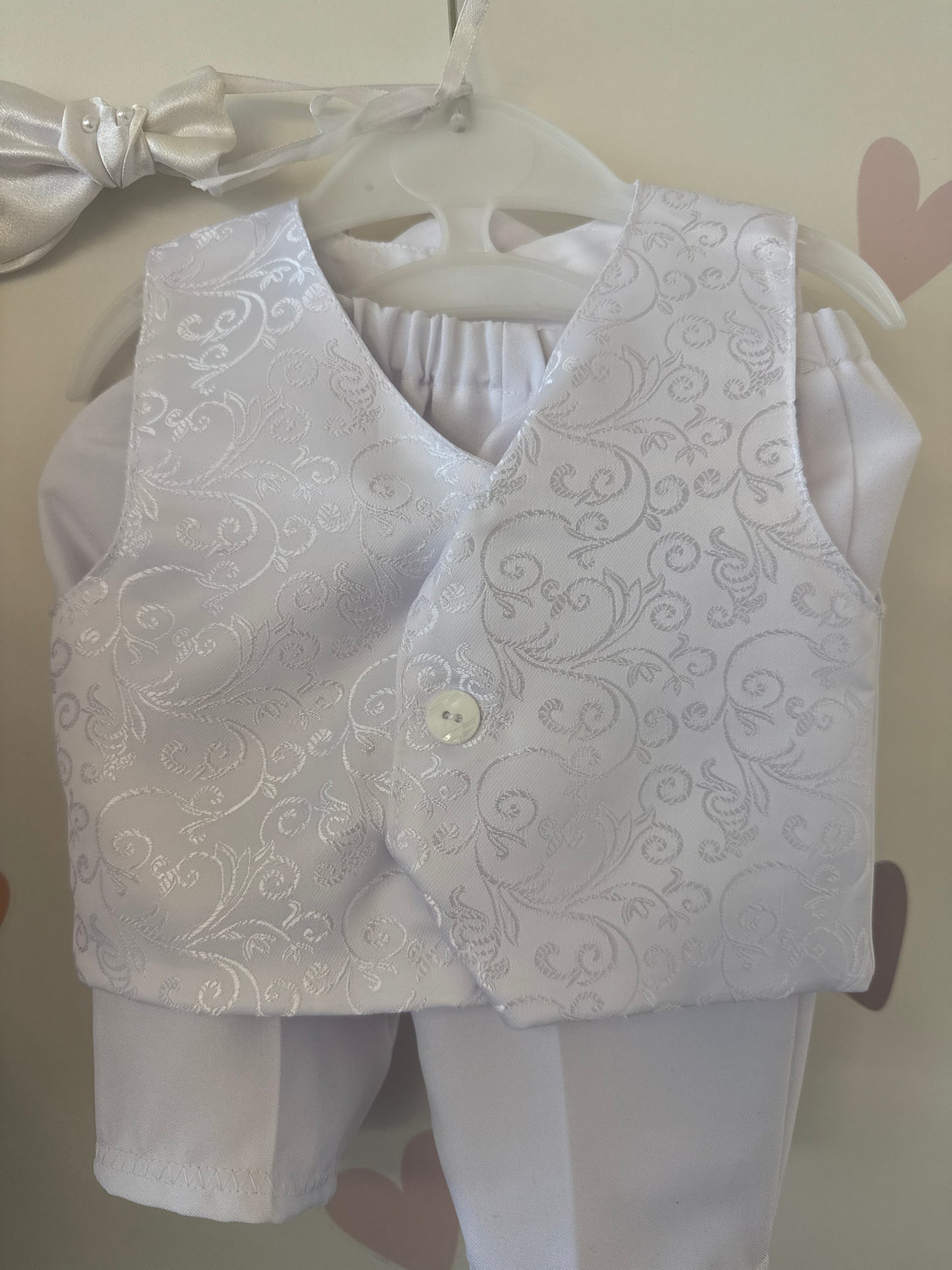 Anzug Set weiss Gr. 62/68