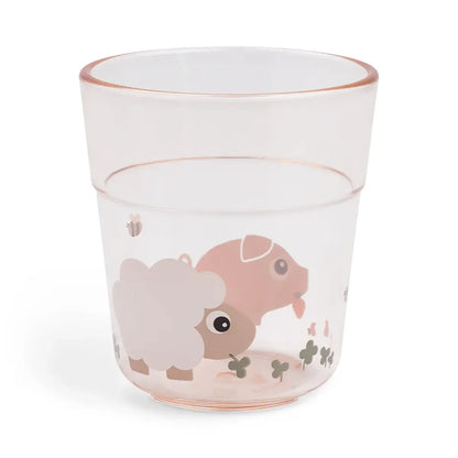 Glas Tiny farm Rosa