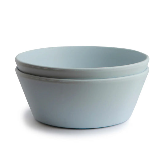 MUSHIE Dinner Schale rund Powder blue 2er Set