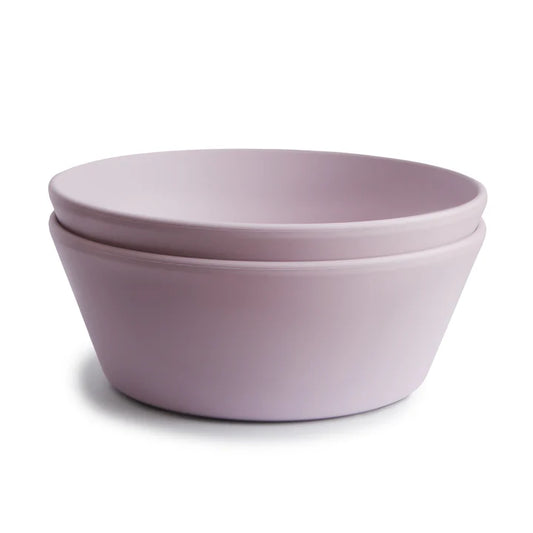 MUSHIE Dinner Schale Rund Soft Lilac 2er Set