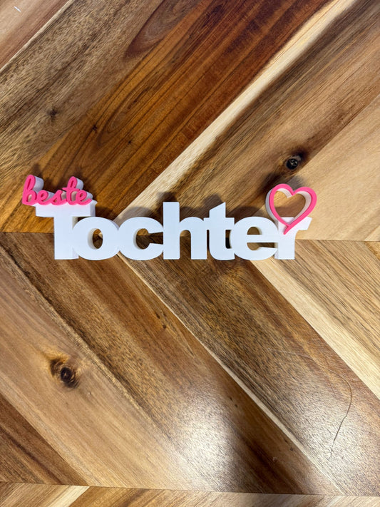 3D-Aufsteller beste Tochter