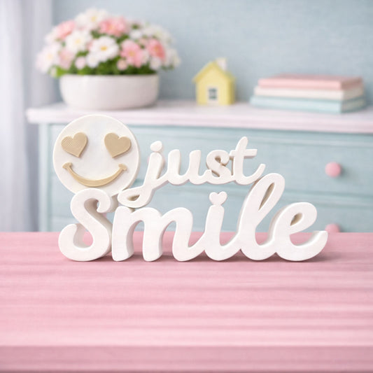 3D-Aufsteller just smile