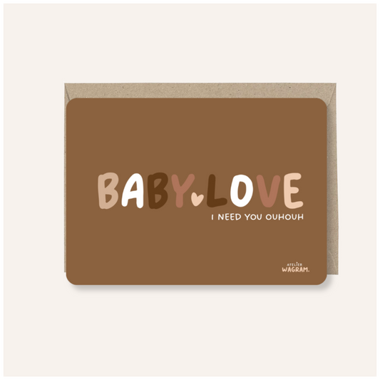 Postkarte Babylove / AtelierWagram