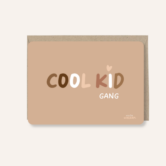Postkarte Cool Kid / AtelierWagram