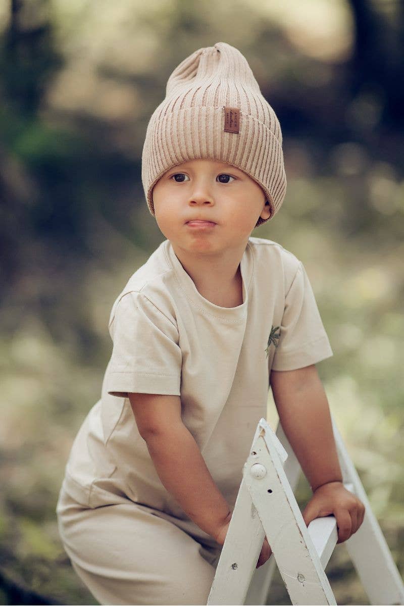 Mütze 100% Baumwolle Schwarz / 2-3 yo