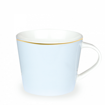 DIY Goldtasse "Hellblau"
