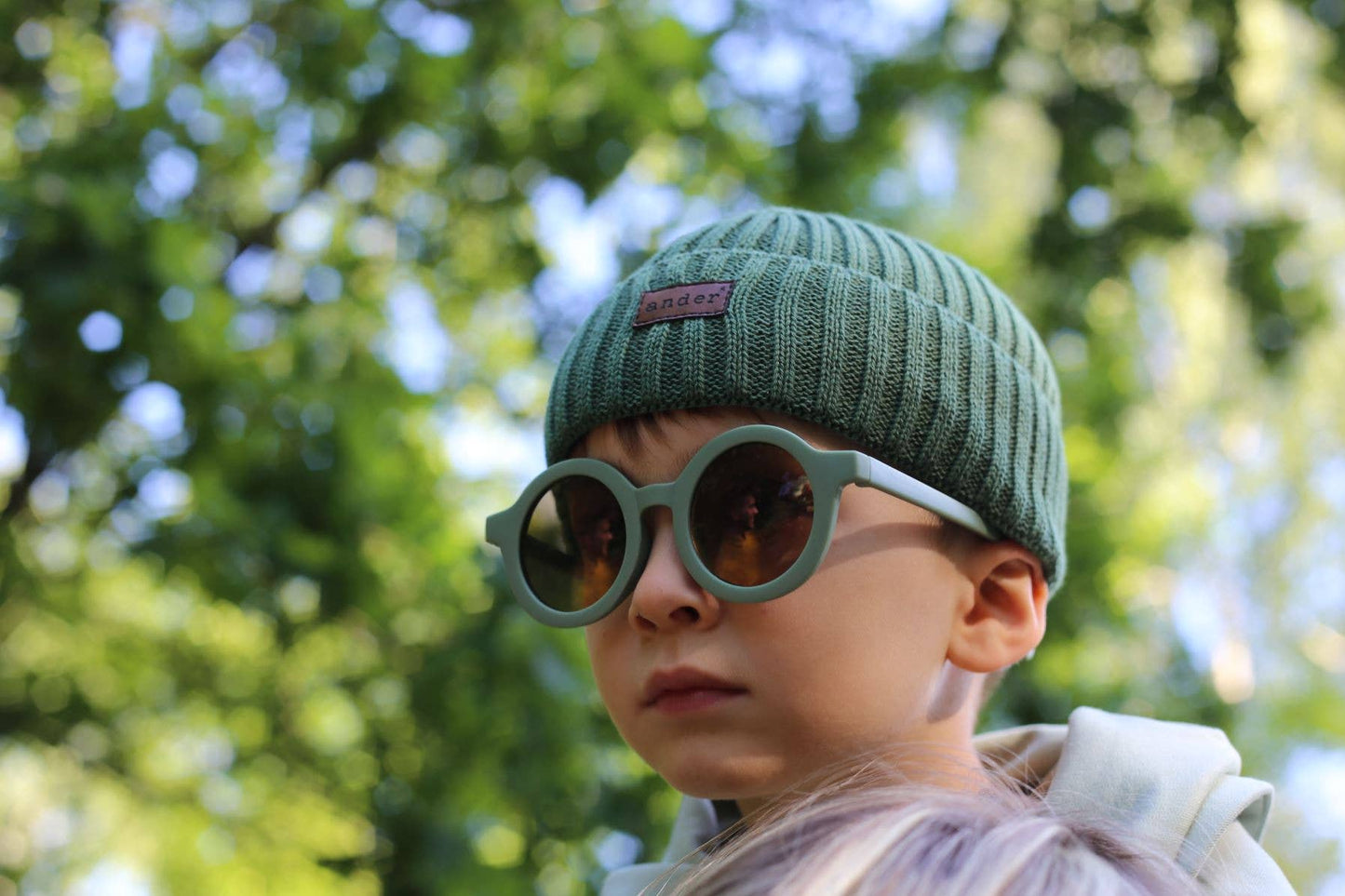 Mütze für Jungen, recycelte Baumwolle, Brown / 3-5 Jahre alt - 52