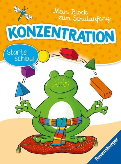 Mein Block zum Schulanfang: Konzentration - Lernbuch