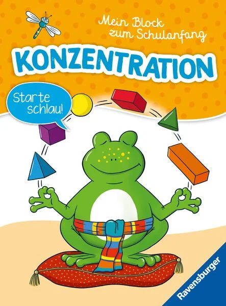 Mein Block zum Schulanfang: Konzentration - Lernbuch