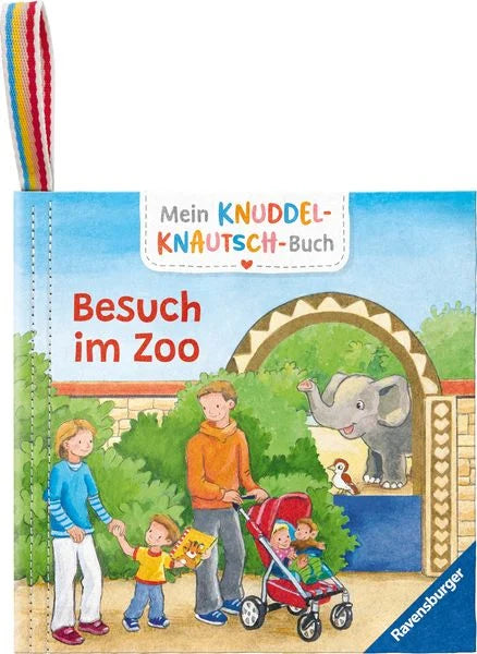 Mein Knuddel-Knautsch-Buch: Besuch im Zoo - Bilderbuch