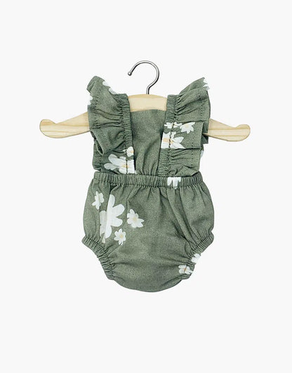 Lou Retro Baumwoll-Romper Gänseblümchen