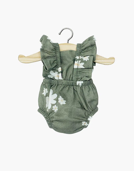Lou Retro Baumwoll-Romper Gänseblümchen