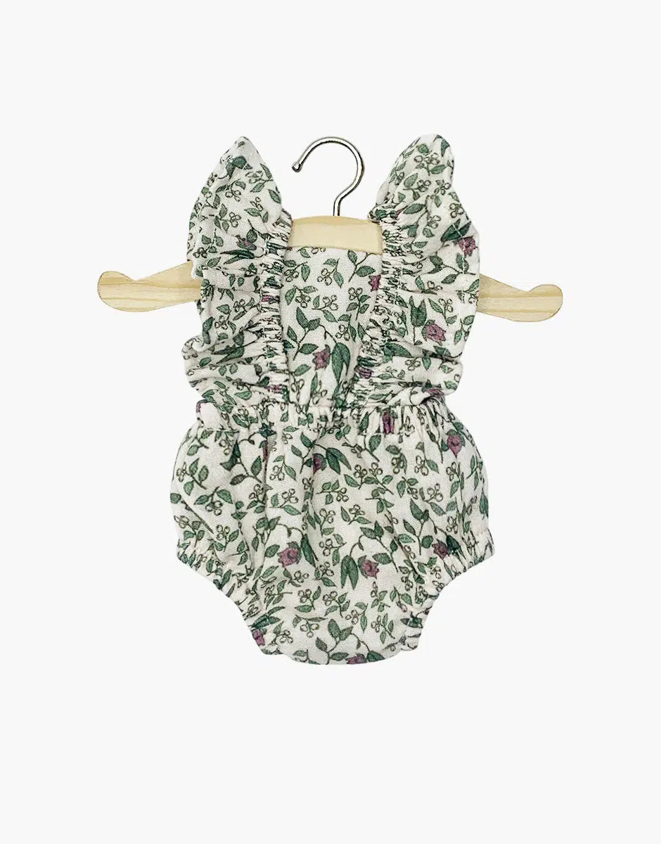 Retro-Romper Lou aus Baumwollgaze Amélie